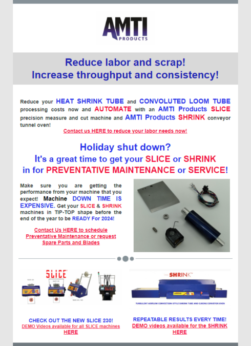 Reduce Labor and Scrap email blast